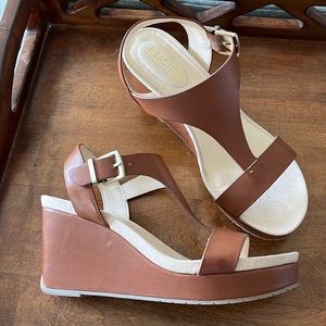 Womens Reaction wedge sandals